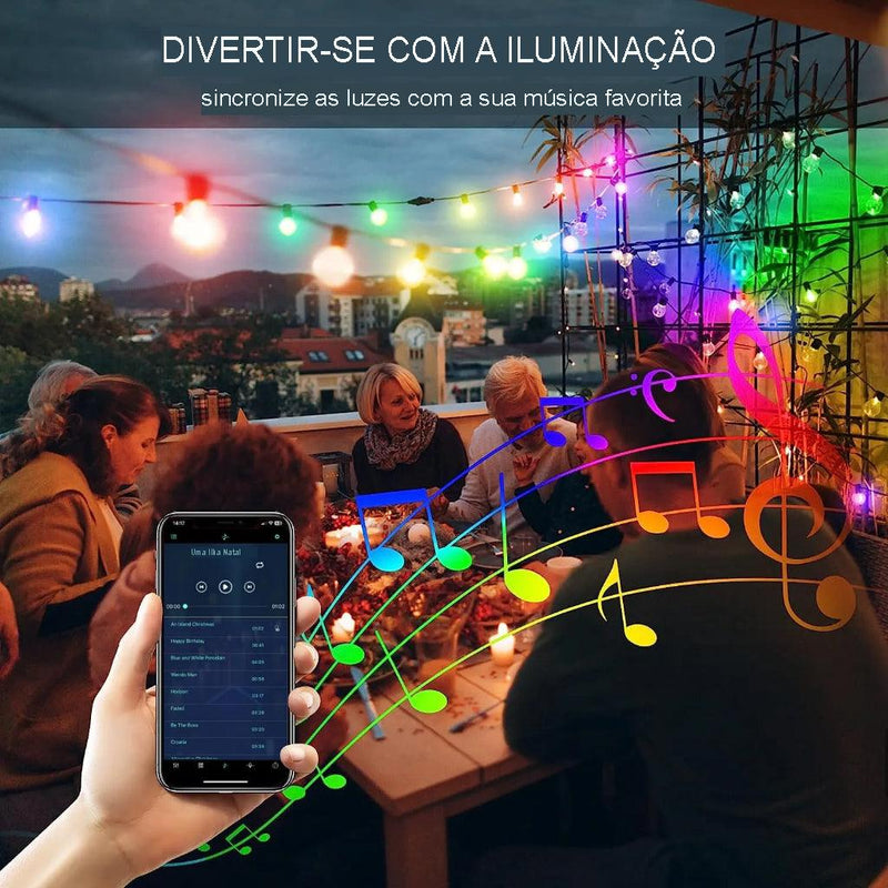 Cordão luz Led - Globo - Acheiweb