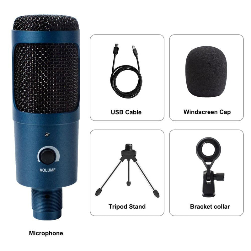Microfone de Gravação USB - Acheiweb