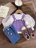 conjunto infantil feminino - 3 peças - Acheiweb