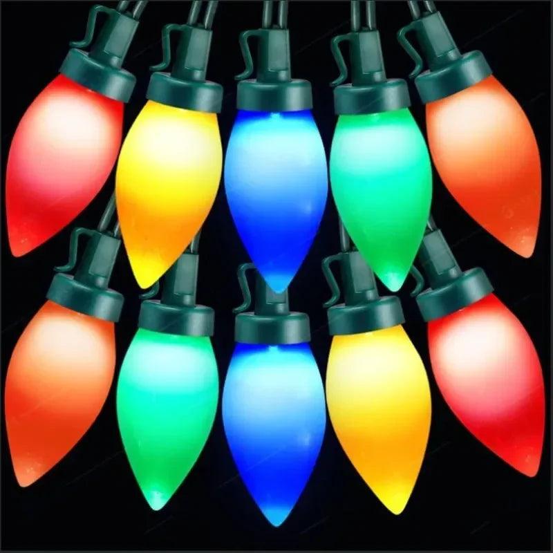 Luzes multicoloridas/ bateria solar - Acheiweb